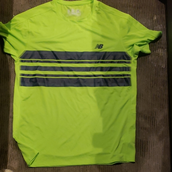 New Balance Lime Green Sport Shirt 